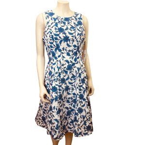 IVY & BLU $74 FIT AND FLARE FLORAL PRINT DRESS SZ 10 NWT